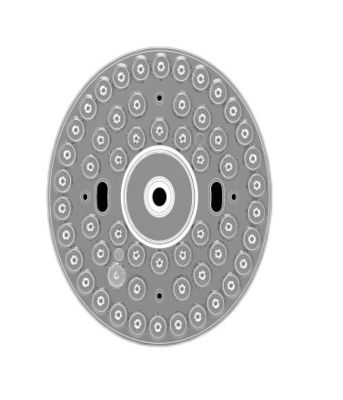 SMD 2835 módulo de 3030 circulares LED, cubierta de lente de la luz de techo de 170 grados