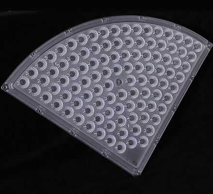 Luz de inundación de 10 grados 3030 Lente LED PC Óptica LED para la luz del estadio