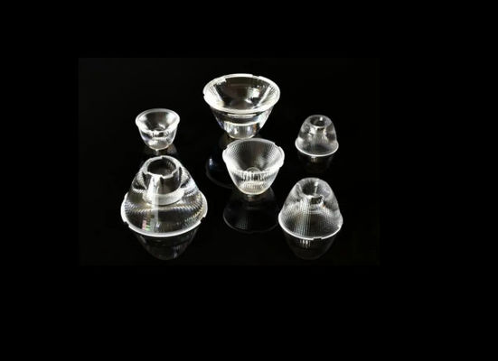 Lente LED de la serie COB anti-brillo profundo Lente única optimizada para LEDs COB de 4 mm/6 mm