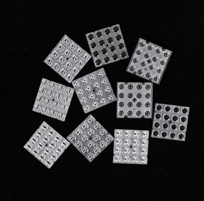 SMD3030 50x50mm 16in1 15 Grados Flexibles Lentes de empalme para calle y área de iluminación
