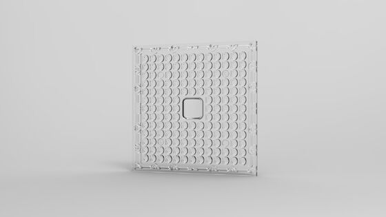 SMD3030 PC LED Street Light Lens con ángulo de haz T3M para alta resistencia a los impactos y material PC de grado óptico